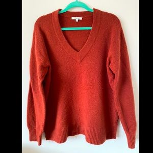 Madewell Bartlett V-Neck Pullover Knit